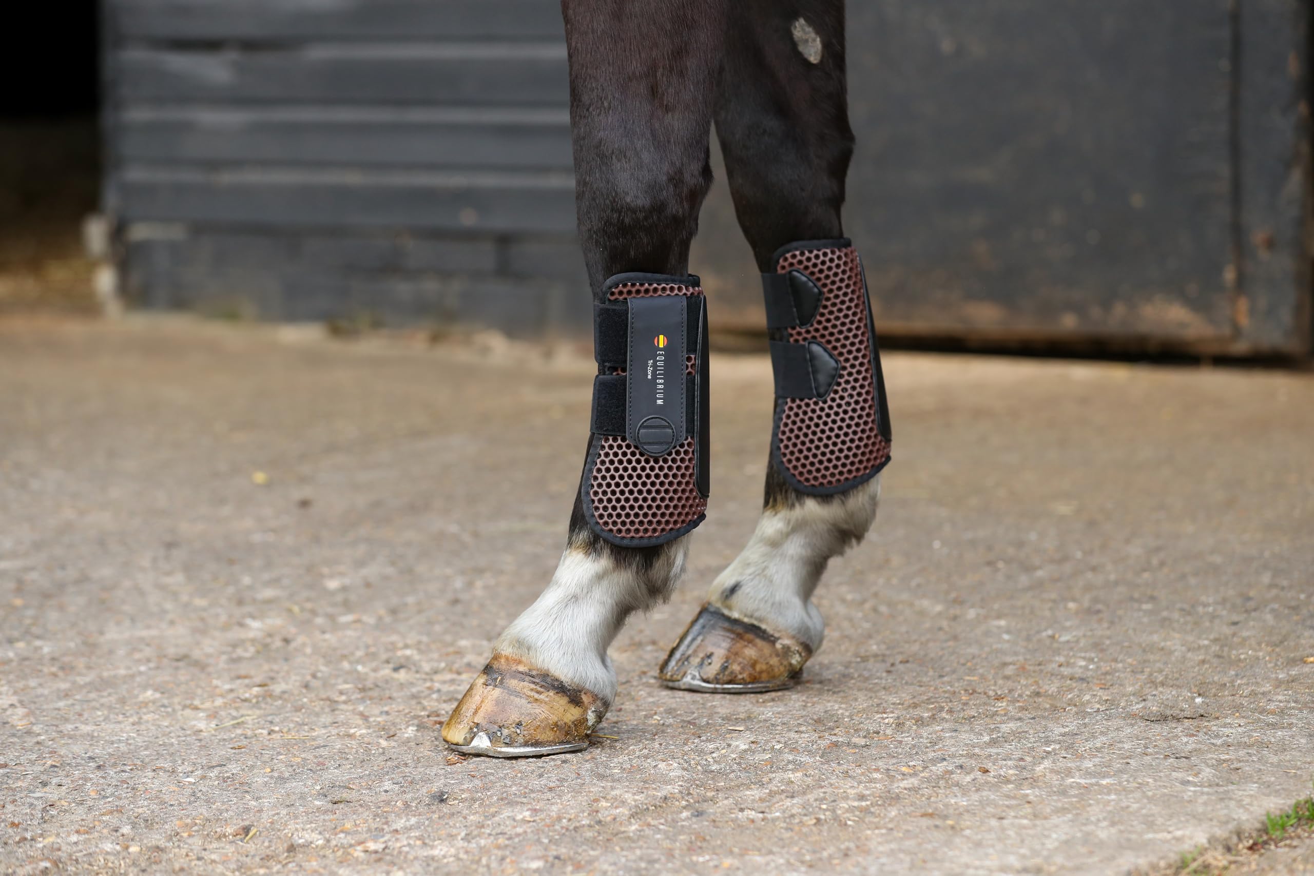 equilibrium Tri-Zone Tendon Boots (Brown, Large)