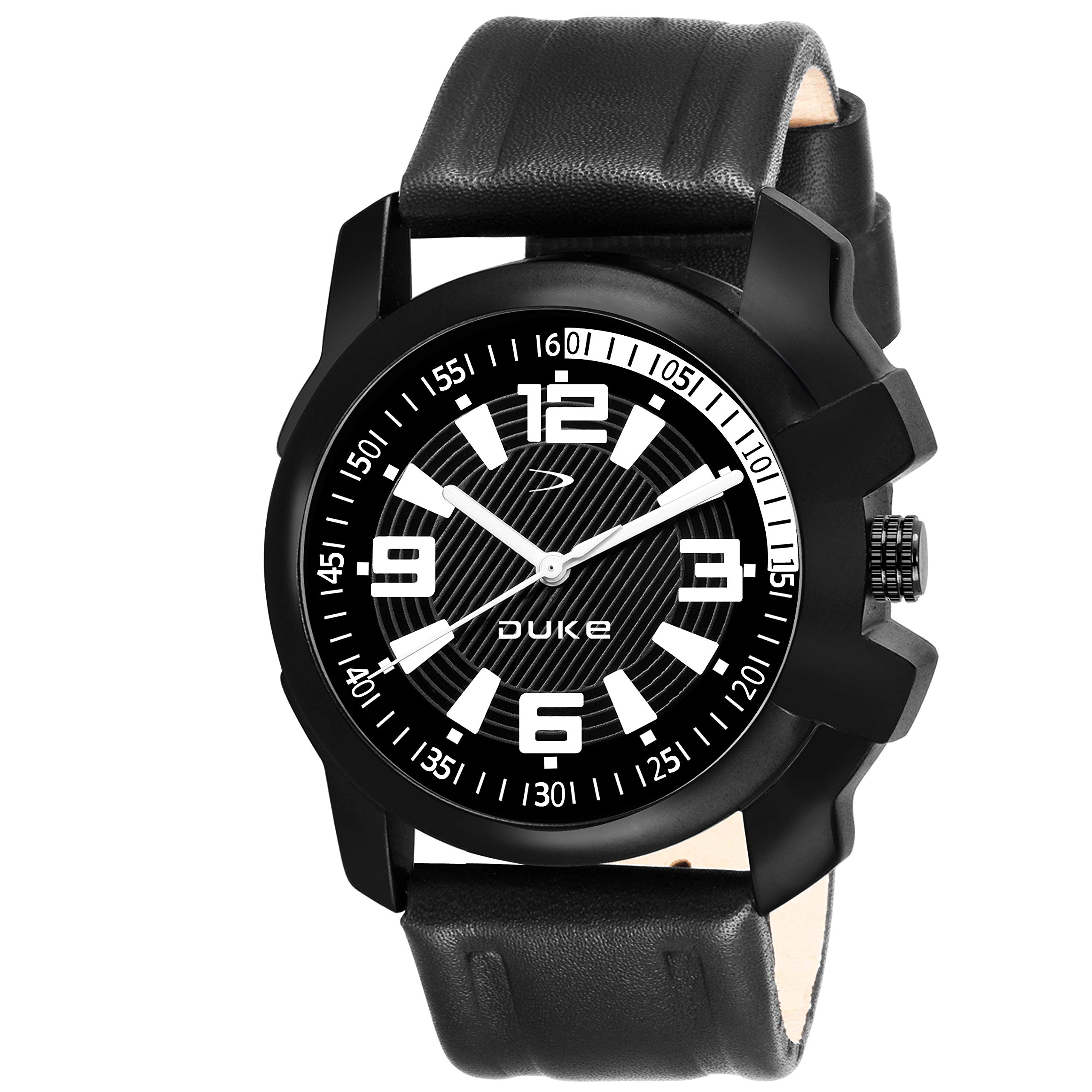 DUKE Analogue Mens Watch (Black Dial Black Colored Strap) (B07SCTBWW1) Amazon Price History, Amazon Price Tracker