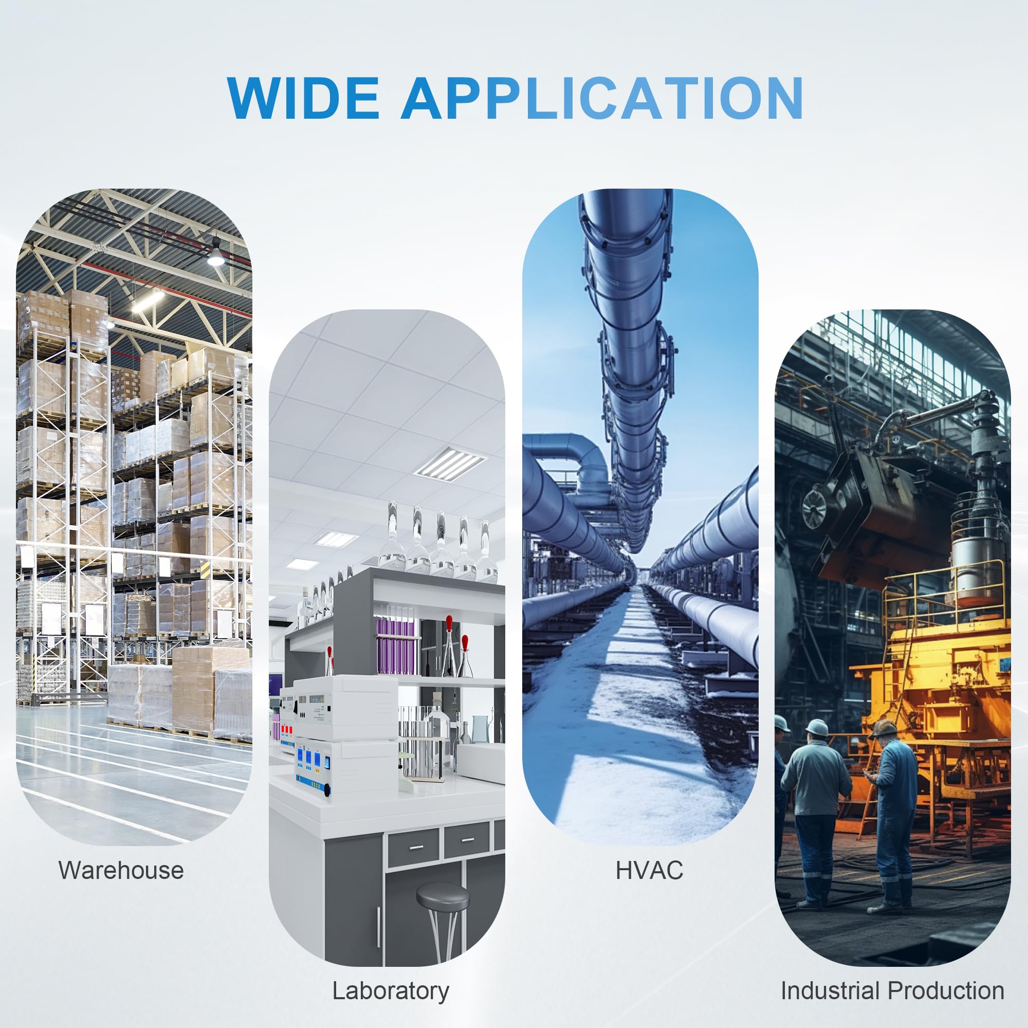 Tzone Sensore di temperatura e umidità 4-20 mA Trasmettitore industriale di umidità della temperatura, sensore analogico di temperatura 4-20ma Monitor di umidità montato a parete da -40 ℃ a 60 ℃ per