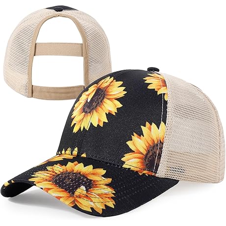 HH HOFNEN Sunflower Hats for Women