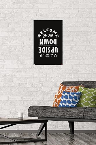 Miniatura 5 de Trends International Netflix Stranger Things Season 4 - Póster de pared de bienvenida al revés, 22.375 x 34 pulgadas, versión premium sin marco