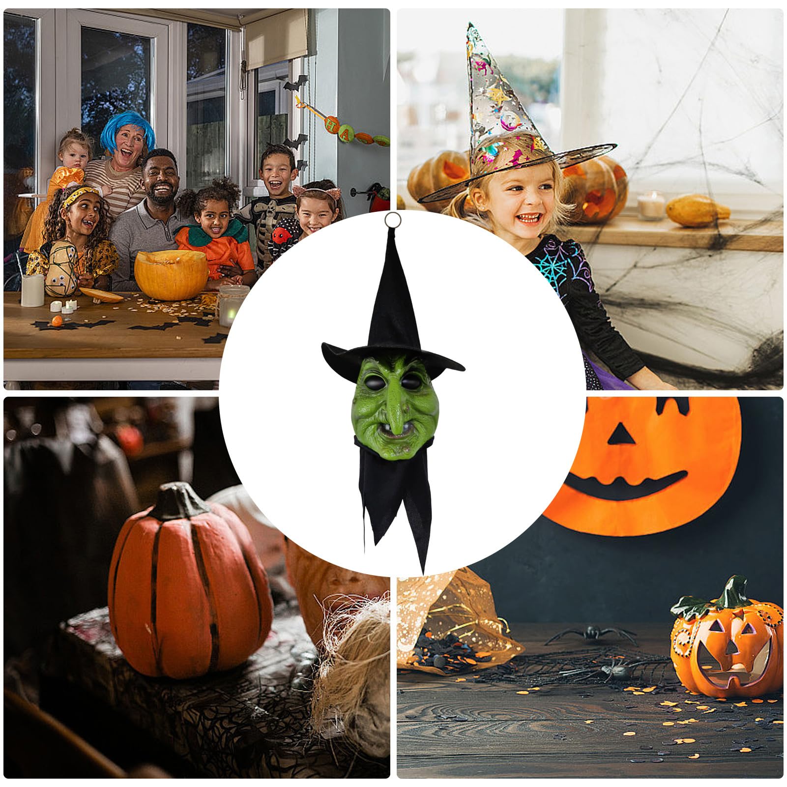 Halloween-Dekoration, blinkendes Zubehör für Cosplay | Halloween-Dekoration mit Licht- und Soundeffekten für Streiche im Haus oder im Haus