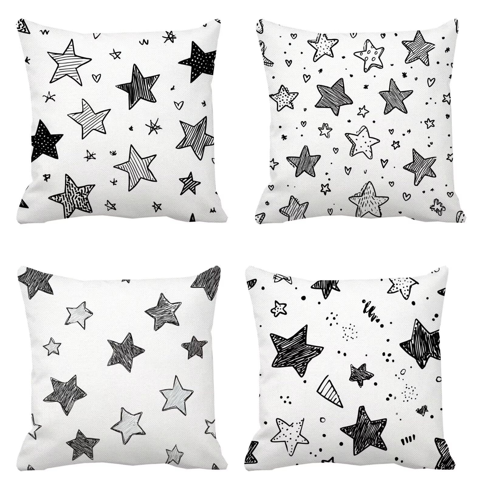 Housse Coussin 65x65 Velours Les étoiles : Le Cadeau d'Automne Idéal pour Décorer sa Maison