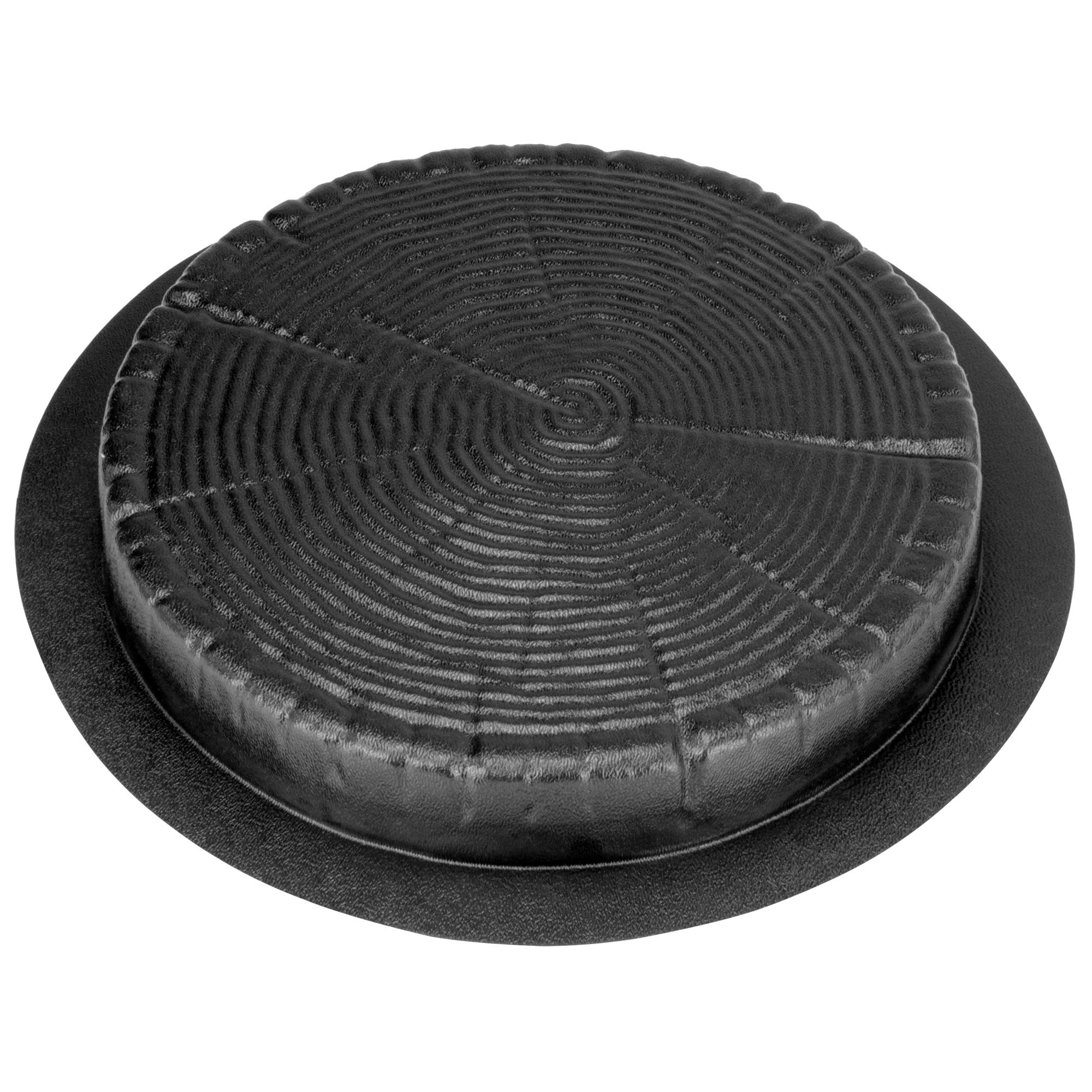 @tec Betonform Trittstein Garten Baumstamm Ø18,5cm - 40cm, Höhe 4cm, ABS Kunststoff, Beton-Schalungsform Gartenwege, Dekosteine, Rasensteine (30,5cm)