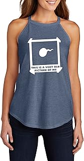 Ladies This is A Very Old Picture of Me Shirt Rocker Tank Top