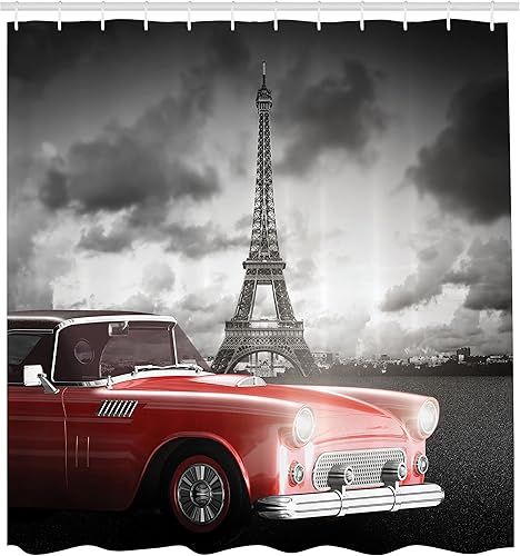 Miniatura 2 de Cortina para ducha Ambesonne extra larga, diseño de las cuatro estaciones