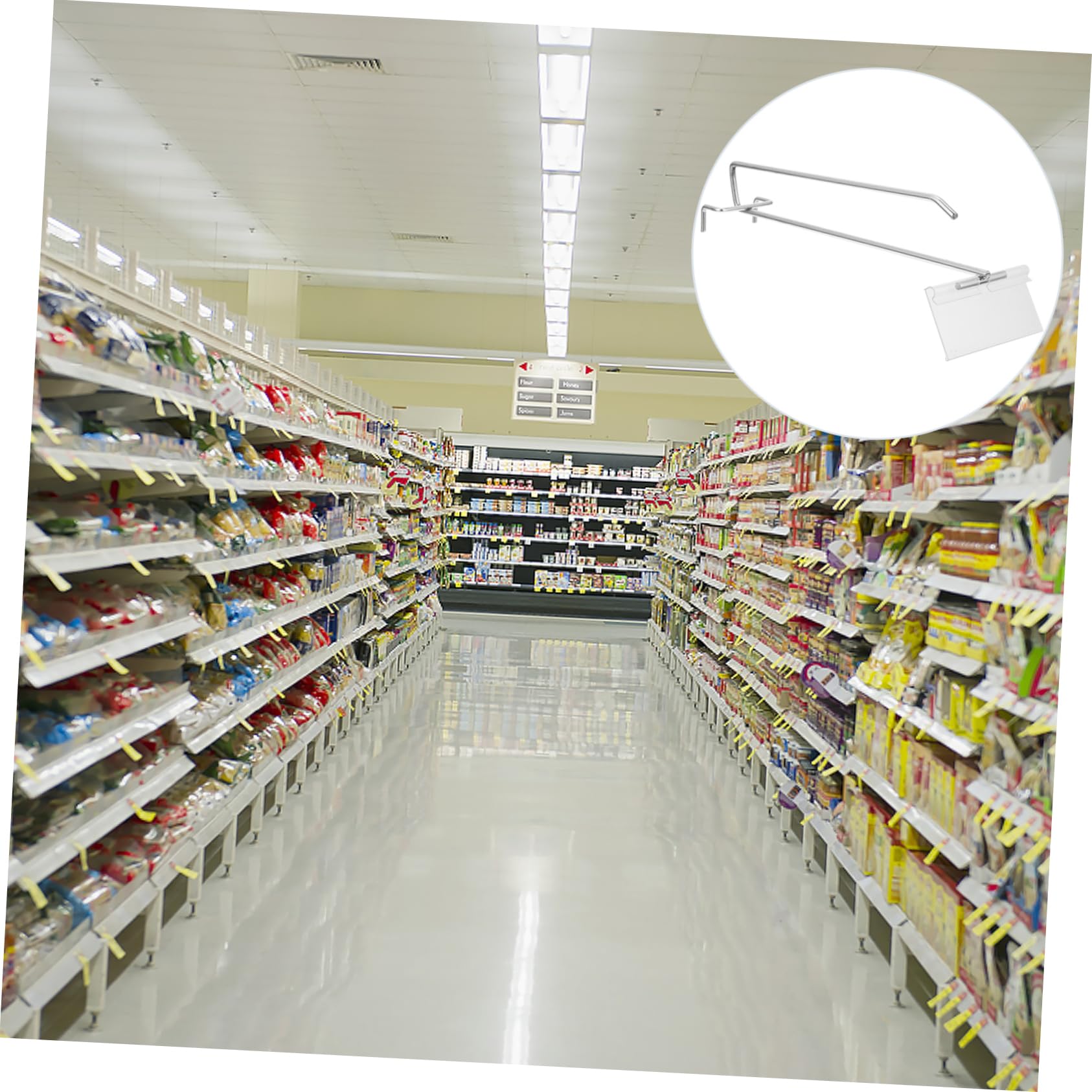 ERINGOGO 2Sets Mall Shelf Hooks Pegboard Display Hooks for Shop Organization Goods Display Rack Space Saving Design for Supermarkets and Retail Displays