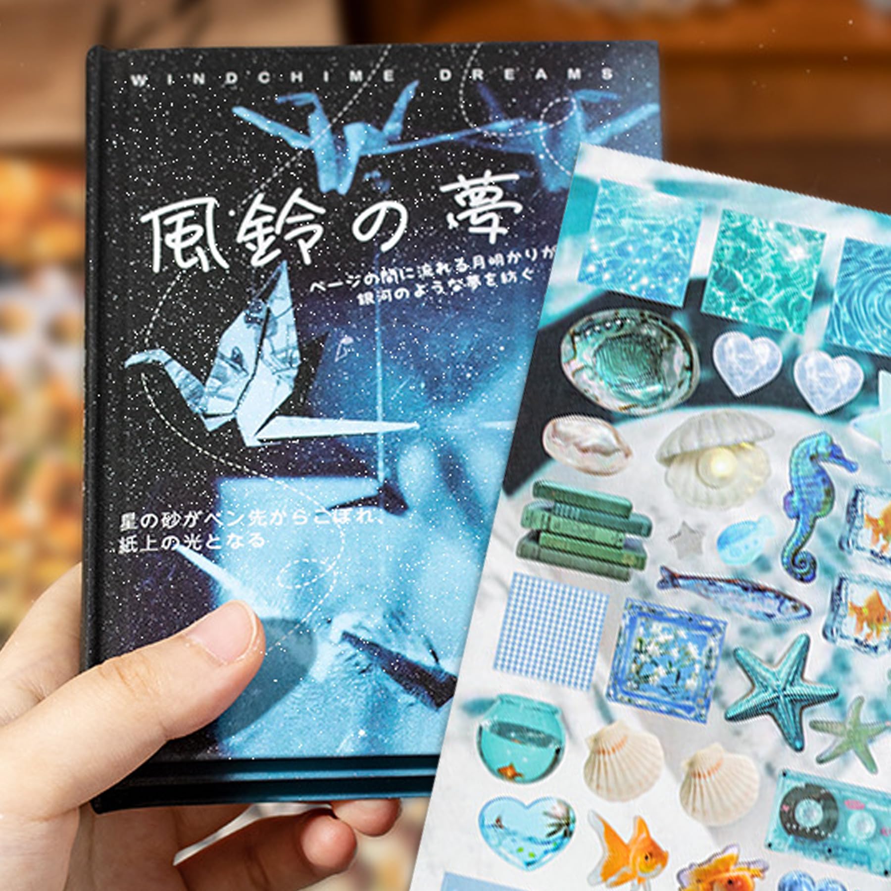 Aesthetic Sticker Book, 30 Sheets Dreamcore &amp; Foodie Designs