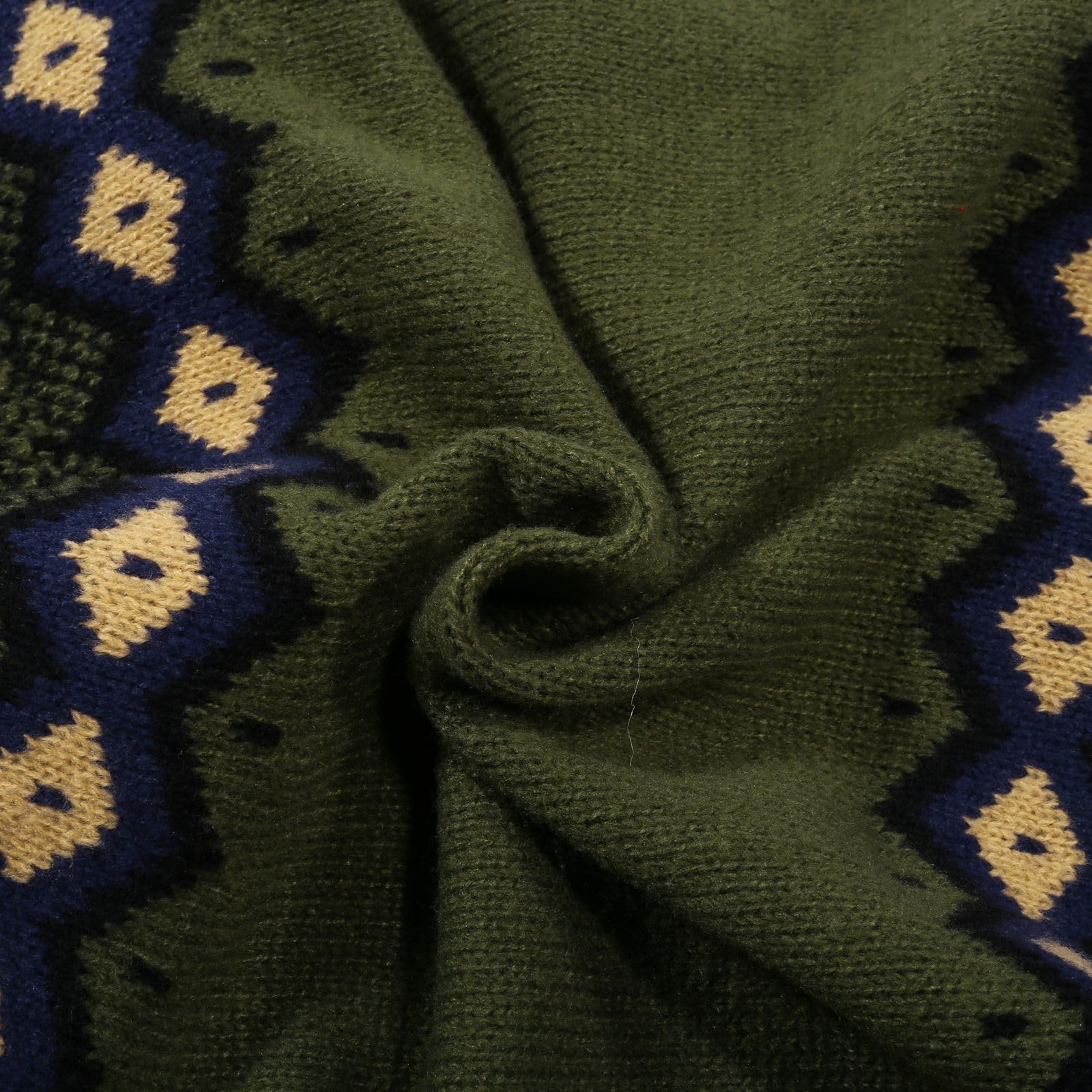 Fair Isle - Maglioni carini per le vacanze, maglioni da donna brutti per l'autunno e l'inverno, a maniche lunghe, lavorato a maglia, top da sci vintage, maglione grosso, maglioni morbidi, tinta unita