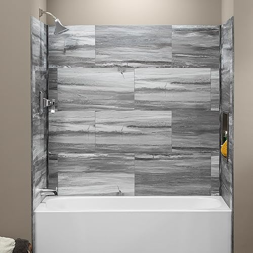 Miniatura 151 de Palisade Muestra envolvente de ducha y bañera de azulejos de 4.5 pulgadas x 11 pulgadas en tierra griega