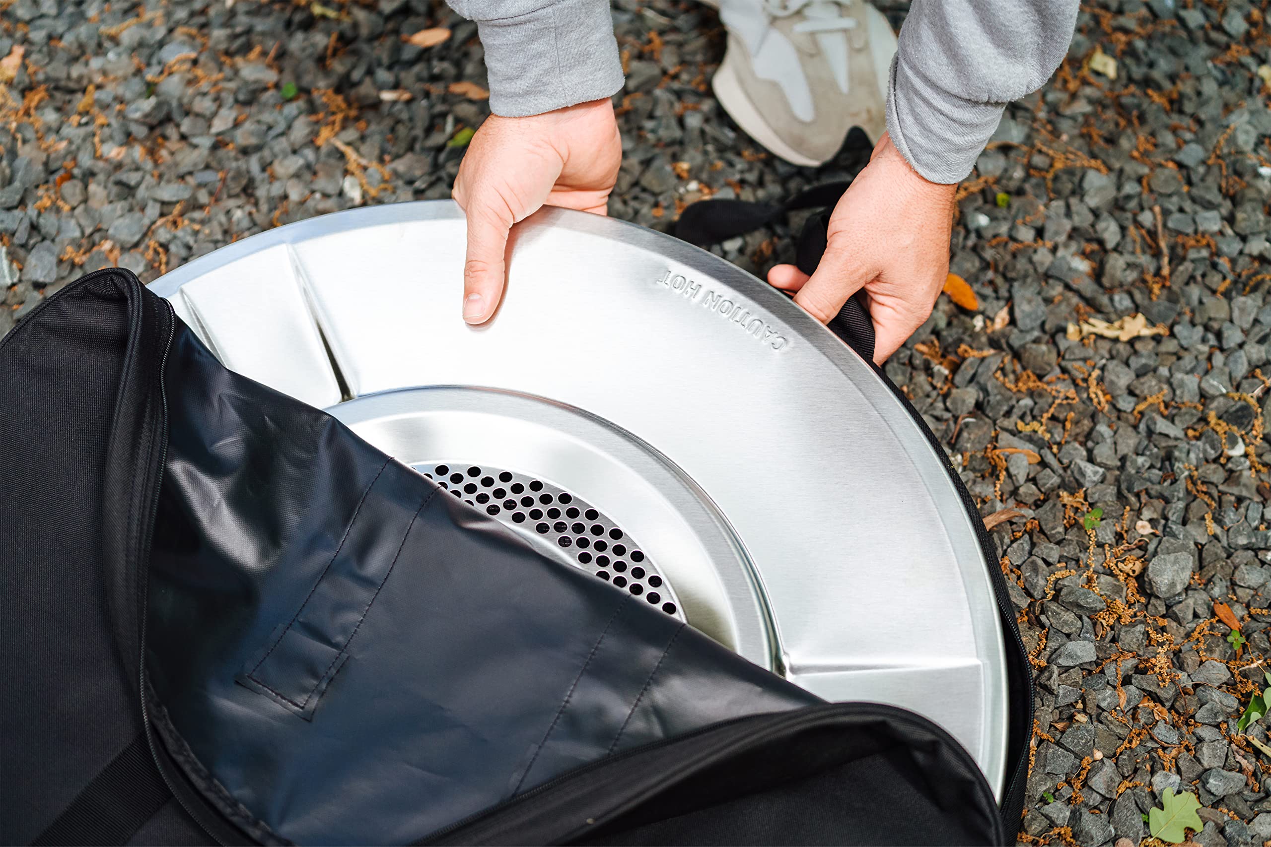 Solo Stove Wärmeverteiler-Tasche, M | Zubehör zum Schutz von Bonfire Wärmeverteiler, Aufbewahrung und Transport, 600D Lösungsmittelgefärbtes Acryl mit PVC-Beschichtung, D: 65,5 cm