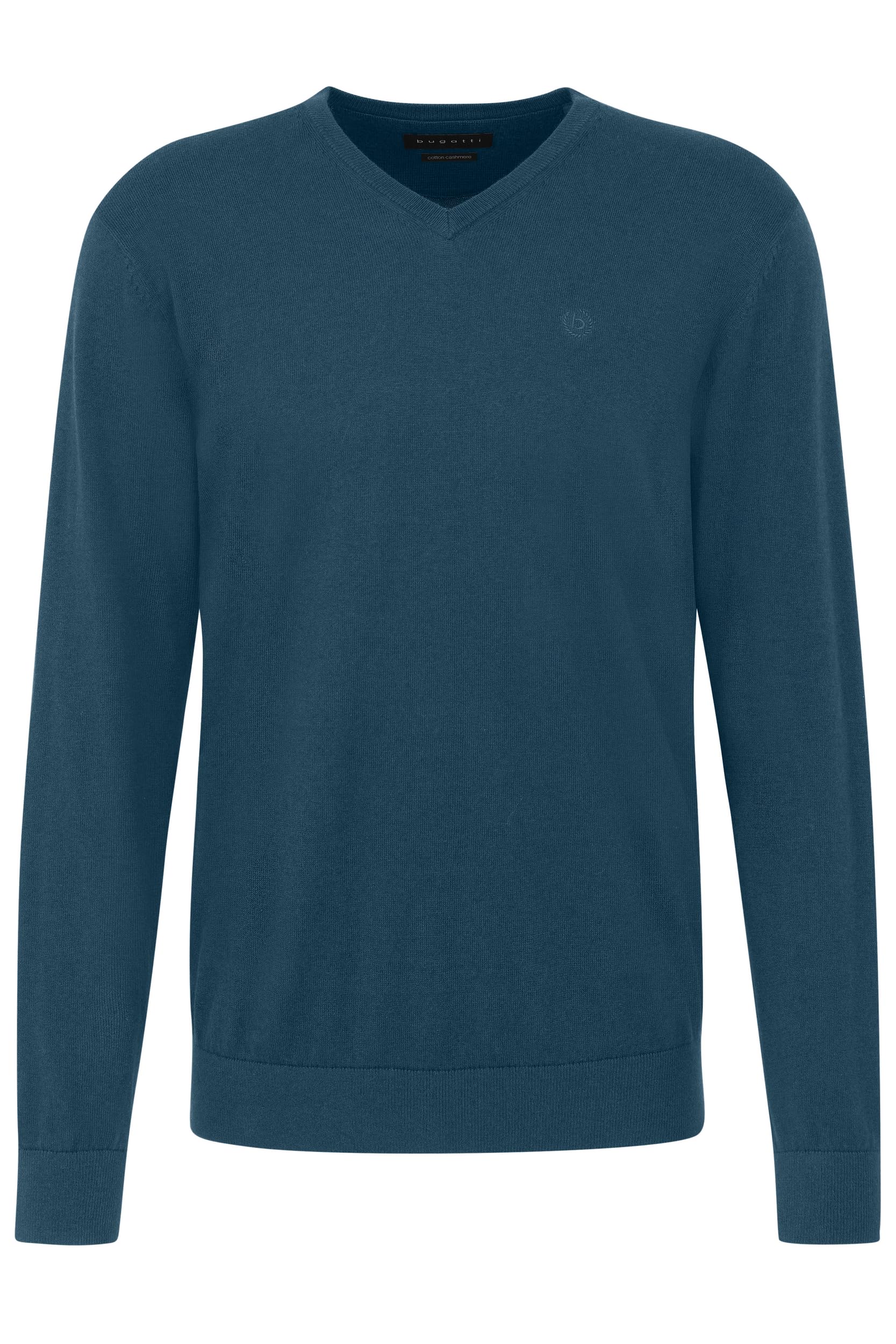 Pull col en V bleu homme Bugatti 7300-65520b taille S mode casual - 2