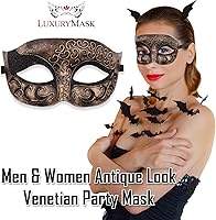 Vista 74 de Máscara de mascarada para hombre, máscara de aspecto antiguo para Halloween, fiesta veneciana, fiesta de máscaras y baile de máscaras