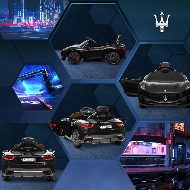 Foto 8 de 8 de AIYAPLAY Coche eléctrico para niños con Licencia 12V 3-5 años Negro