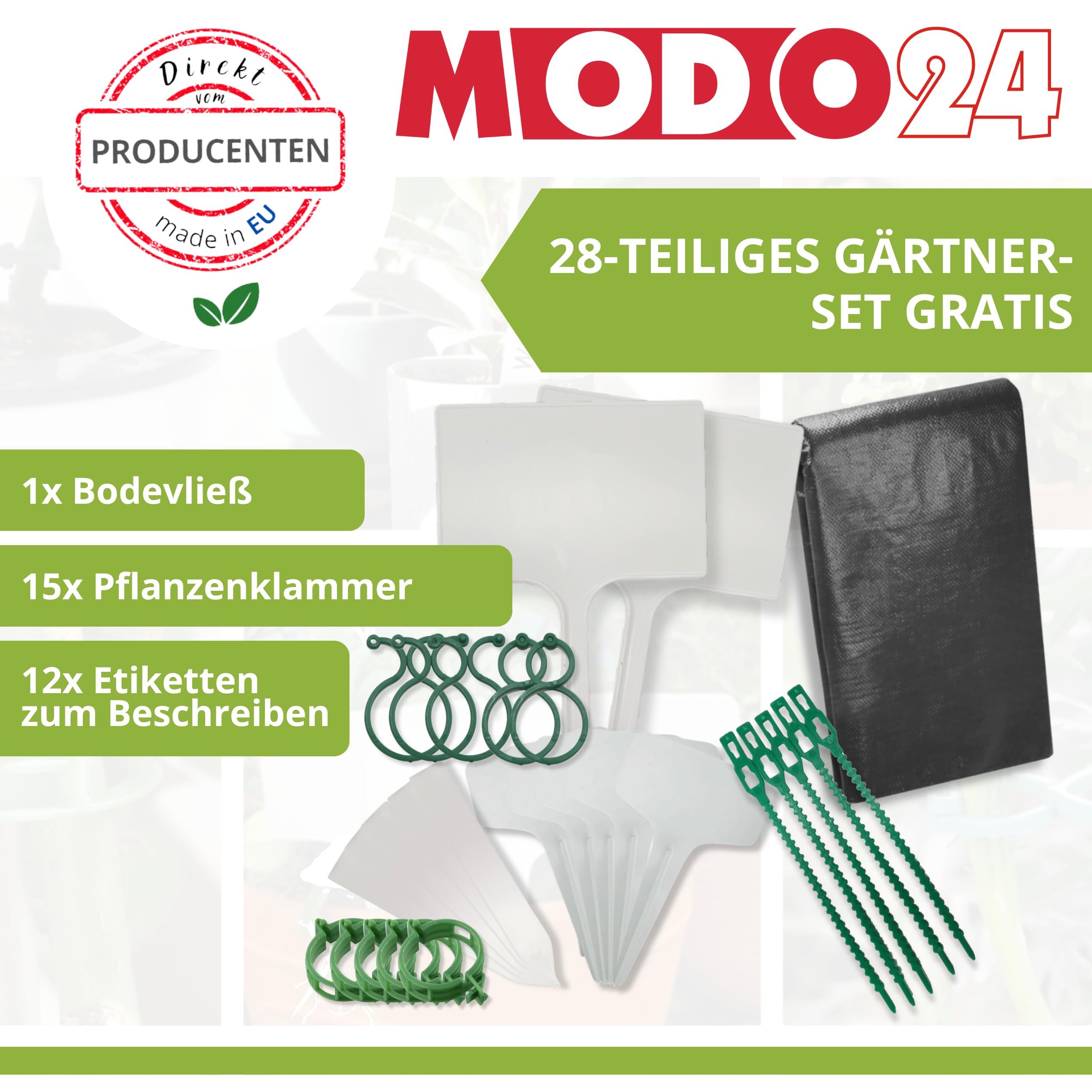 Hochbeet Holz, 3-stufiger Pflanzkasten, Blumenkasten, Gemüsebeet, Kräuterbeet, Anzuchtset, Anzuchtkasten, mit Gartenvlies als Unterlage und Schrauben, Abmessungen 45x30x93 cm, Farbe: Grau