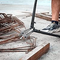 Vista 7 de WORKPRO 24" Bolt Cutter, Chrome Molybdenum Steel Blade, Heavy Duty Bolt Cutter with Soft Rubber Grip, Cutting Tool for Cut Chain, Wire, Screw, Rivet