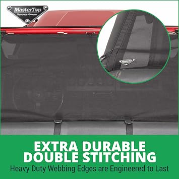 MasterTop Bikini Mesh Top Sunshade - Fits Jeep Wrangler YJ 1987-1995