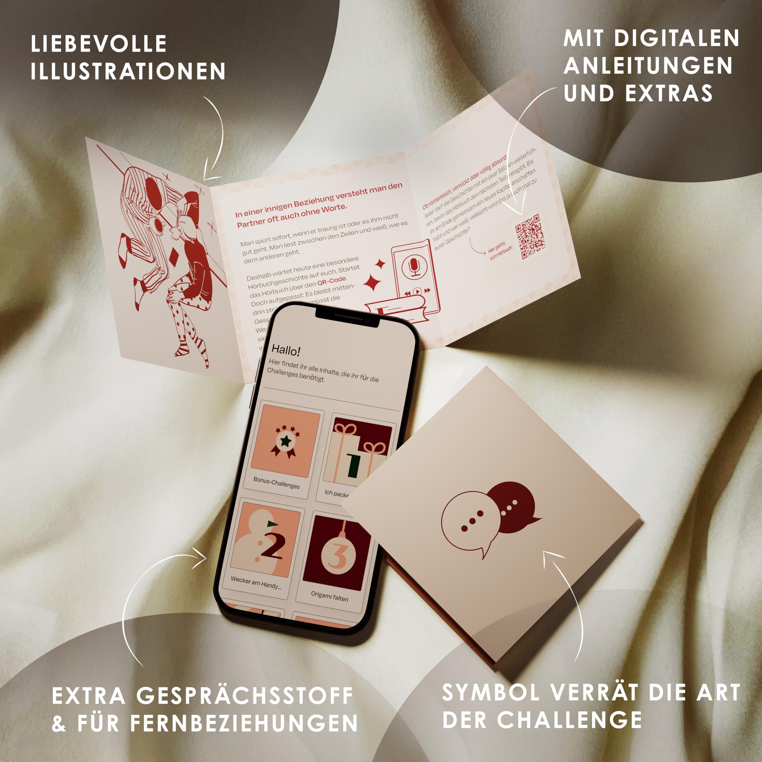 Adventskalender für Paare: Zeit für Abenteuer I Date Adventskalender 2025 für Pärchen I Duell Weihnachtskalender mit Partner Spiele für mehr Zweisamkeit I Geschenke für Partner