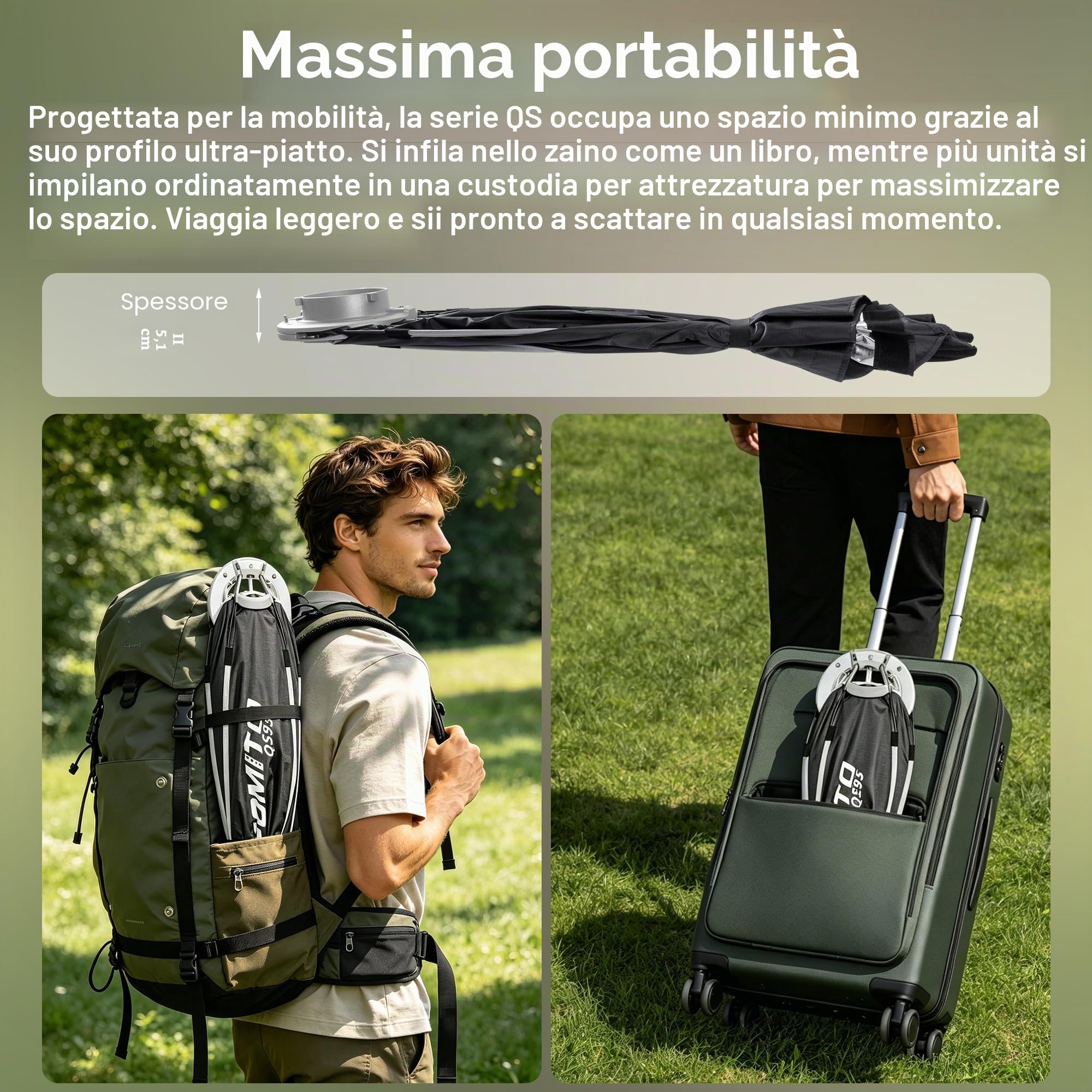 FOMITO Softbox rettangolare con striscia a sgancio rapido, 30 x 120 cm, con supporto Bowens e griglia per fascio di luce, per illuminazione da studio fotografico, 30 x 120 cm