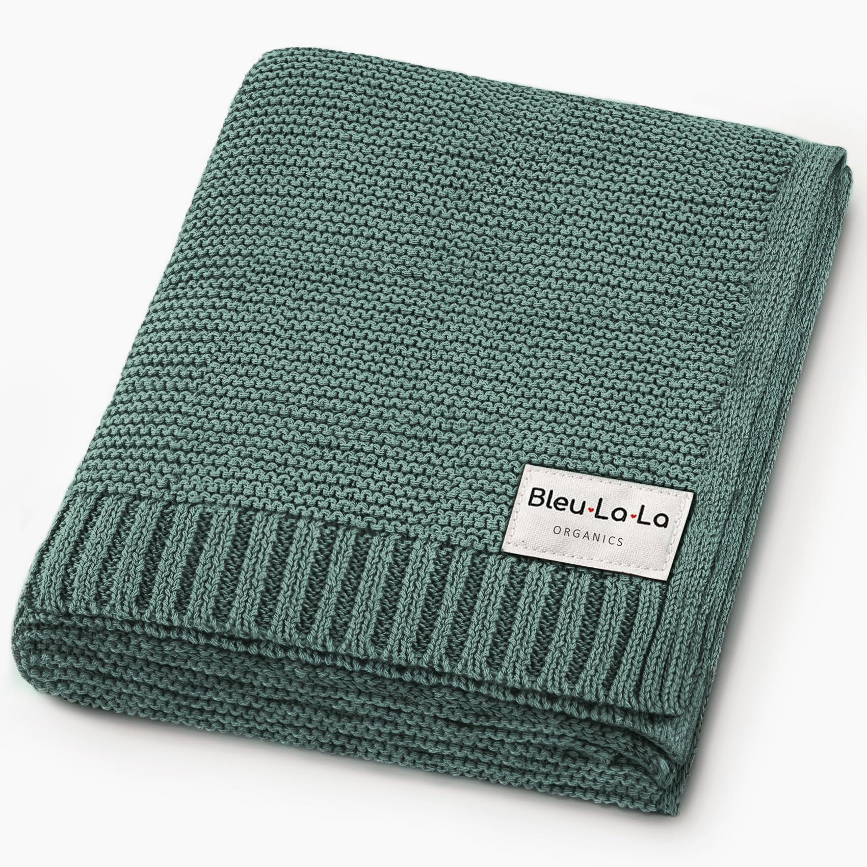Manta para Bebé - 100% Algodón Orgánico, Pañuelo Envoltente para Niñas Y Niños - Manta De Cuna Suave, Cálida Y Acogedora para Envolver A Recién Nacidos Y Bebés (Verde Cazador)