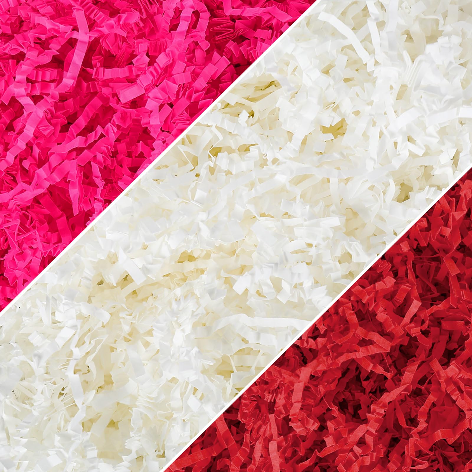 Fall Crinkle Cut Paper Shred - 10.6oz Yellow Orange Gift Box Filler For Autumn Decor