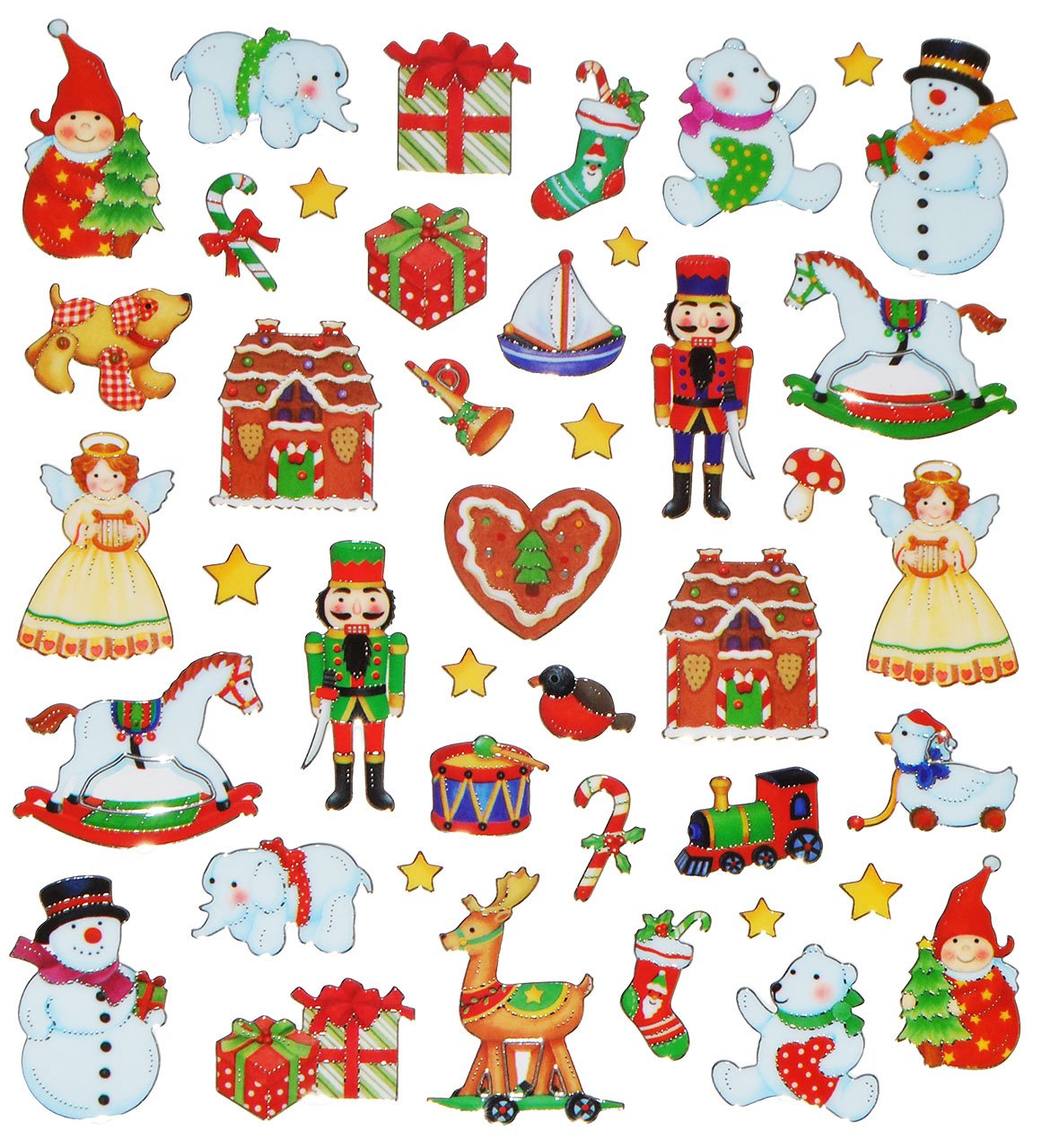 1000 Schneemann Aufkleber, 2 Rollen Mit 8 Designs – Selbstklebende Weihnachtssticker Für Geschenke, Deko Und Basteln, Wasserfest Und Farbenfroh