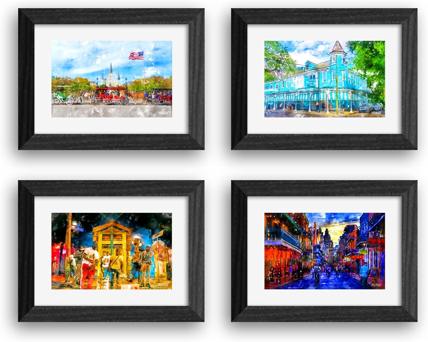 New Orleans Framed Art Print Gifts (individual image size