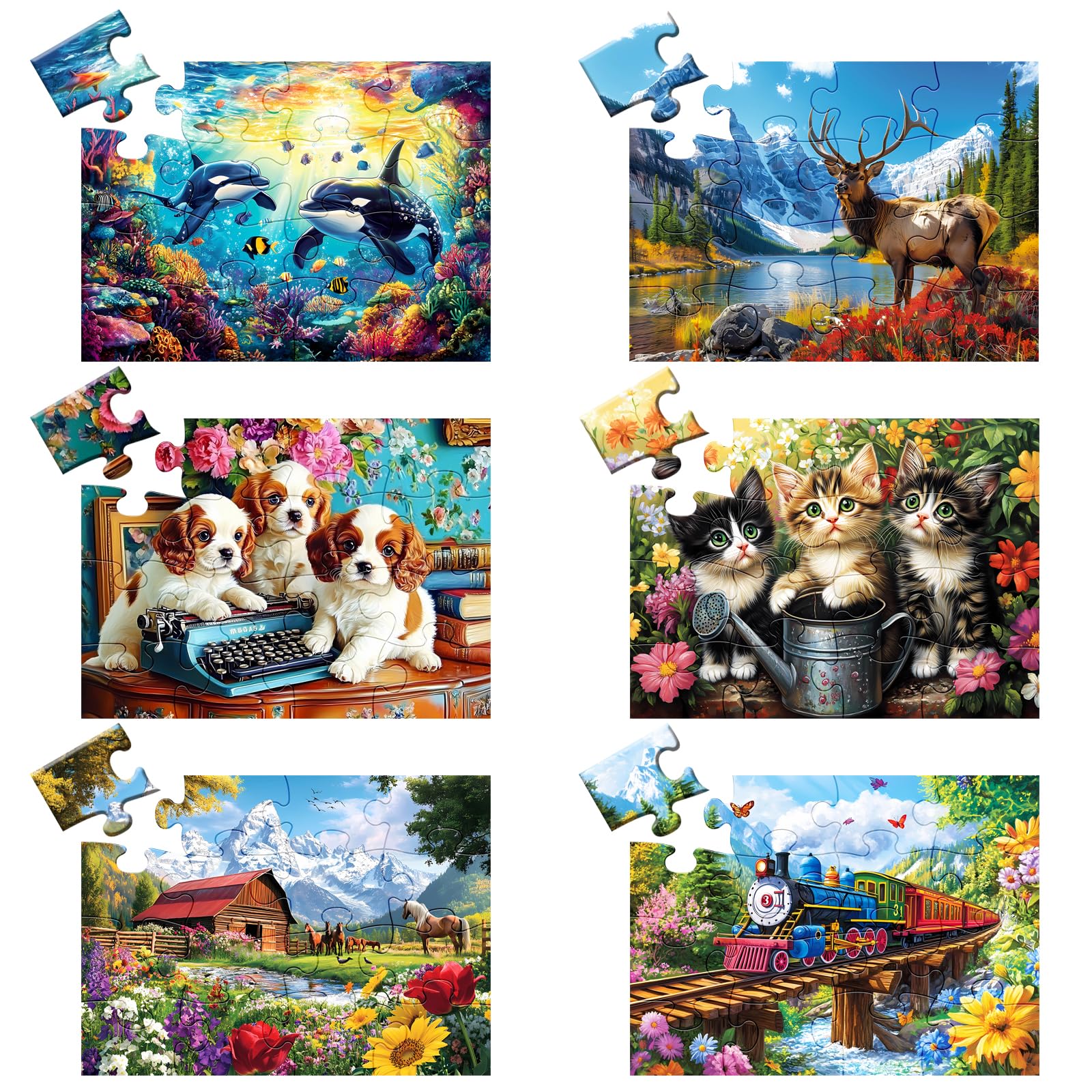 WSCXSC 6-Pack 16 Pieces