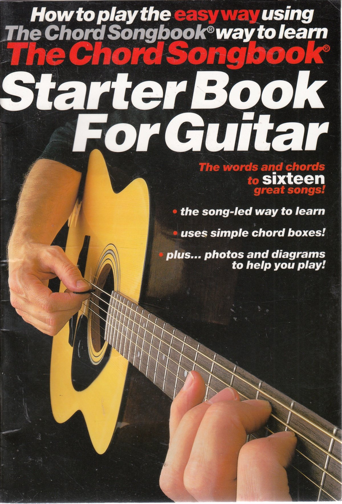 The Chord Songbook Starter Book for Guitar