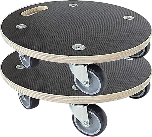 HBFBDRCT Carros móviles para muebles con 4 ruedas TPR, 15 pulgadas con capacidad de seguridad para 551 libras de madera resistente para piano sofá,