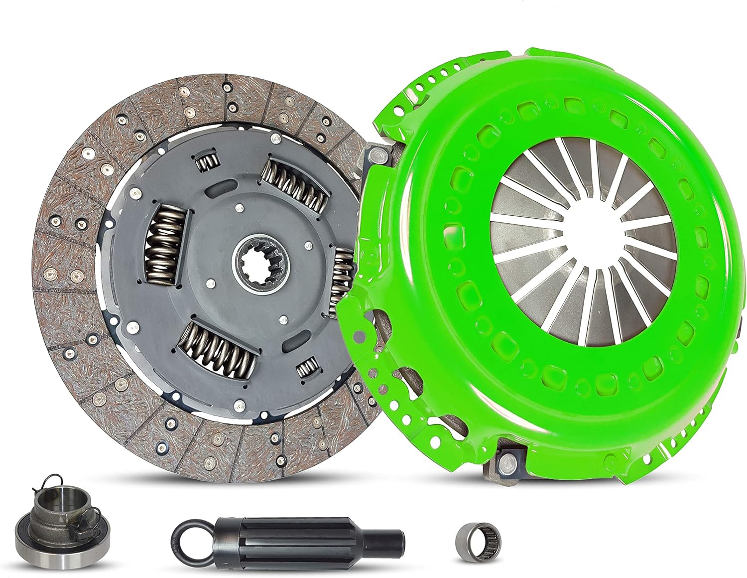 Heavy Duty Clutch Kit works with Dodge RAM 2500 3500 Laramie SLT ST Base 2001-2005 5.9L l6 Diesel Turbo (Stage 2; FITS UP TO 01-24-2005; CUMMINS TURBO DIESEL; 6 SPEED TRANS ONLY)