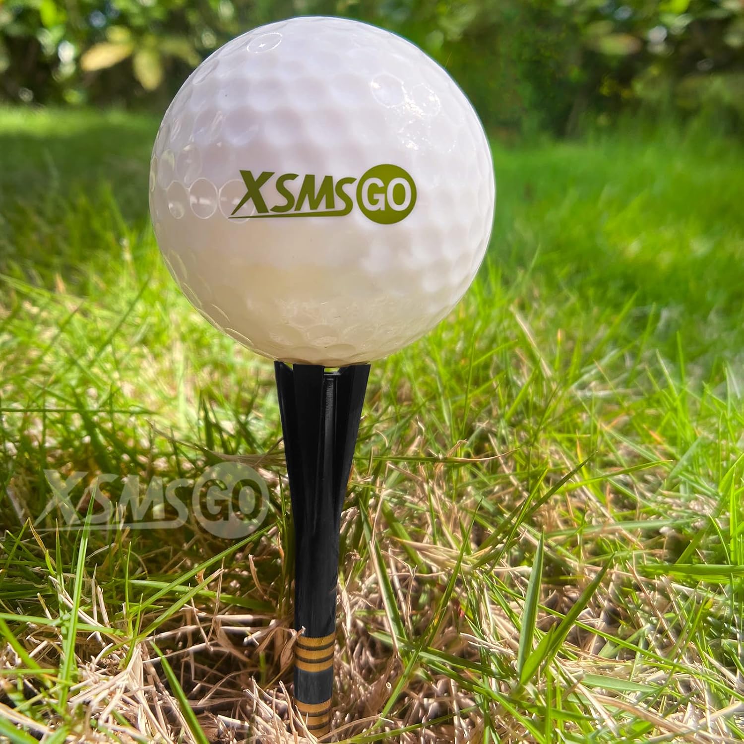 review XSMSGO Plastic Golf Tees with Stripe 3-1/4