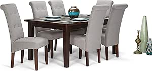 SIMPLIHOME Bedford SOLID WOOD Universal TV Media Stand, 53.9 inch Wide, Living Room Entertainment Center, Storage Cabinet with Glass Doors, for Flat Screen TVs up to 60 inches in Dark Tobacco Brown