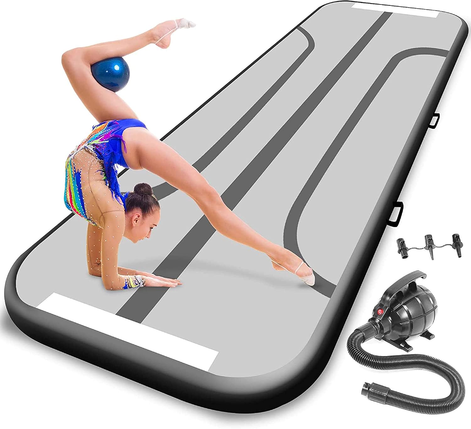 Buy SereneLife Gymnastics Inflatable Air Tumbling Mat 13 Ft