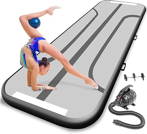 SereneLife Gymnastics Inflatable Air Tumbling Mat