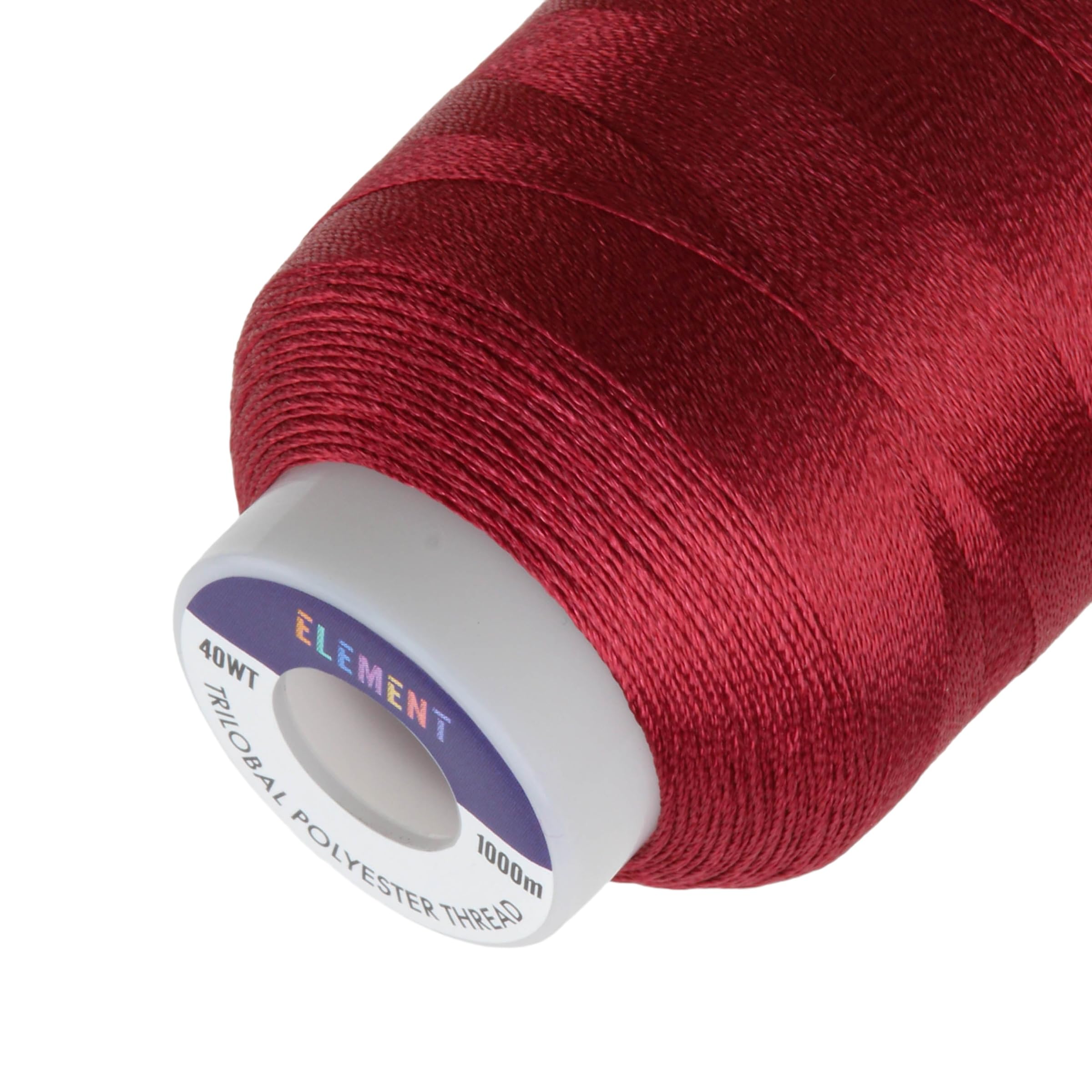 Element Thread Club 40wt Machine Embroidery Polyester Thread | 1000m (1049yd) | Glossy | Raspberry Jam