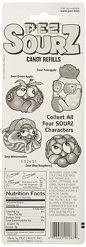 Miniatura 2 de PEZ Sourz - Recambio de caramelo, 2.32 onzas (paquete de 24)
