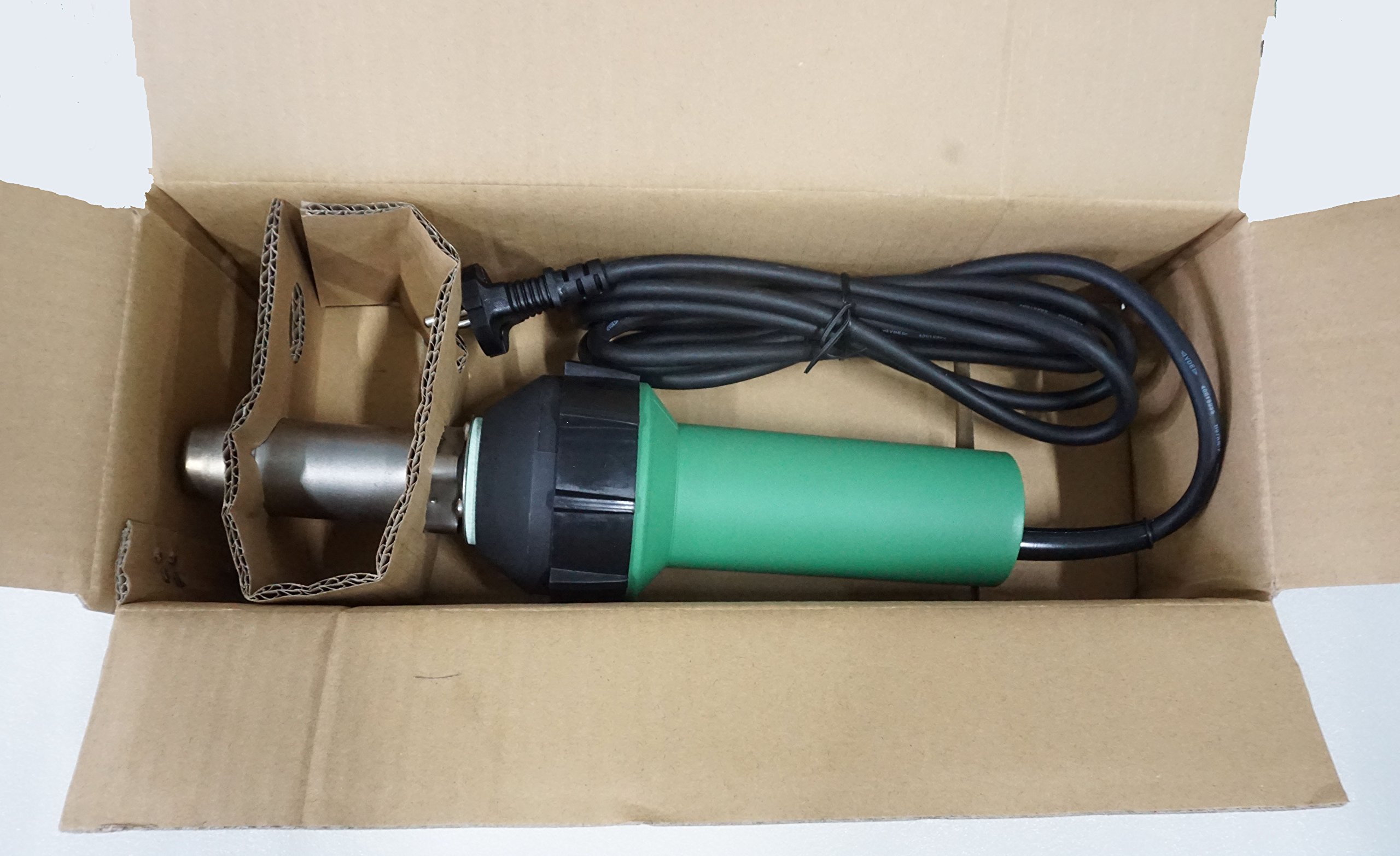 120V 1600W Handheld Plastic Welder Hot Air Gun Hand Tool Vinyl Welding Heat Gun Kit — view 4