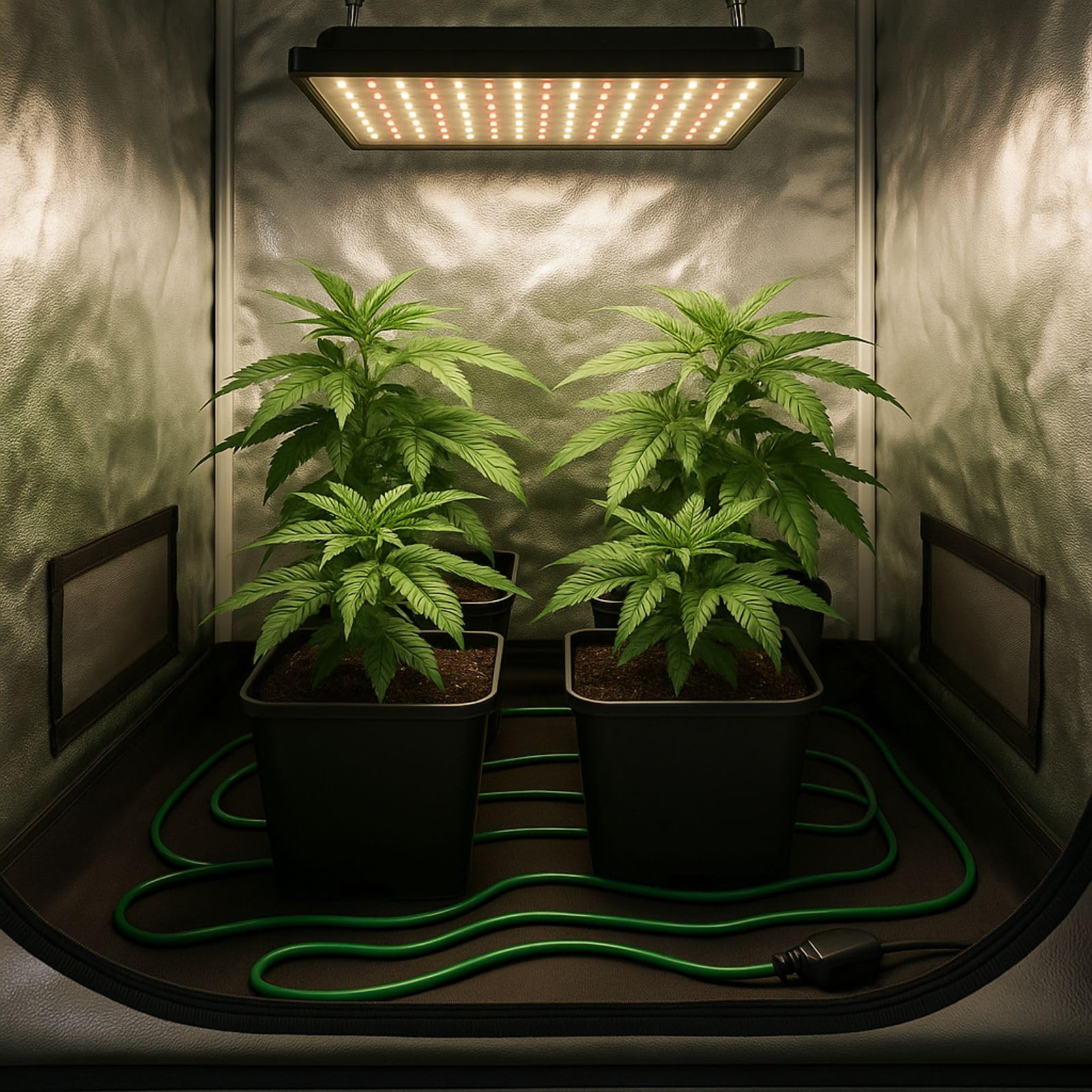Weedness Cable de Calefacción para Invernadero 60 Vatios 10 Metros - Alfombrilla Calentadora Animales Calefacción Terrario Esquejes Cultivo Plantas Jardín Crecimiento