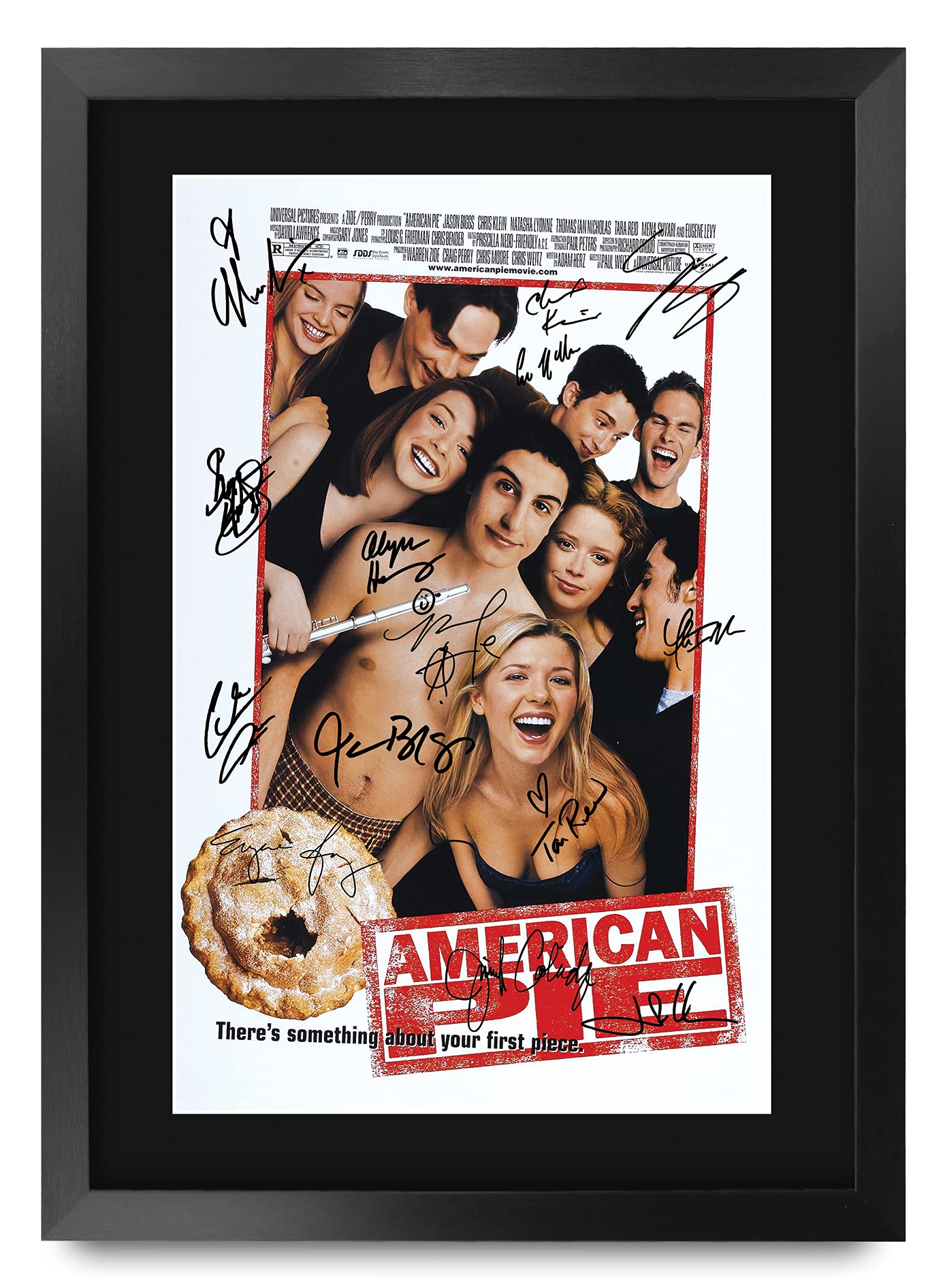 HWC Trading FR A3 American Pie 1 Jason Biggs Geschenke Gedruckt Poster Unterzeichnet Autogramm Bild Für Film Erinnerungsstücke Fans - A3 Eingerahmt