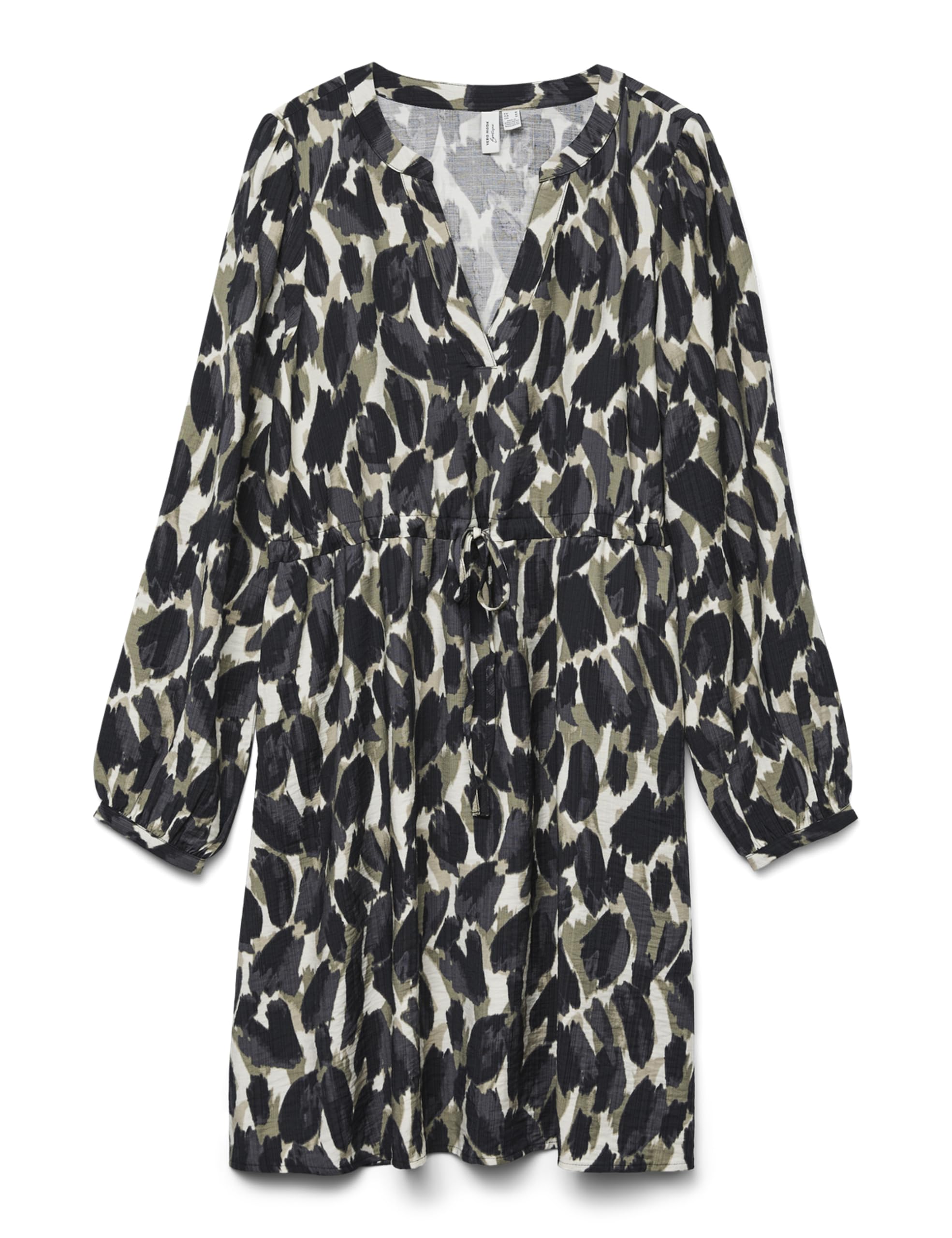 VERO MODA Vmfanini L/S Short Dress WVN Btq Ga, Mermaid, L