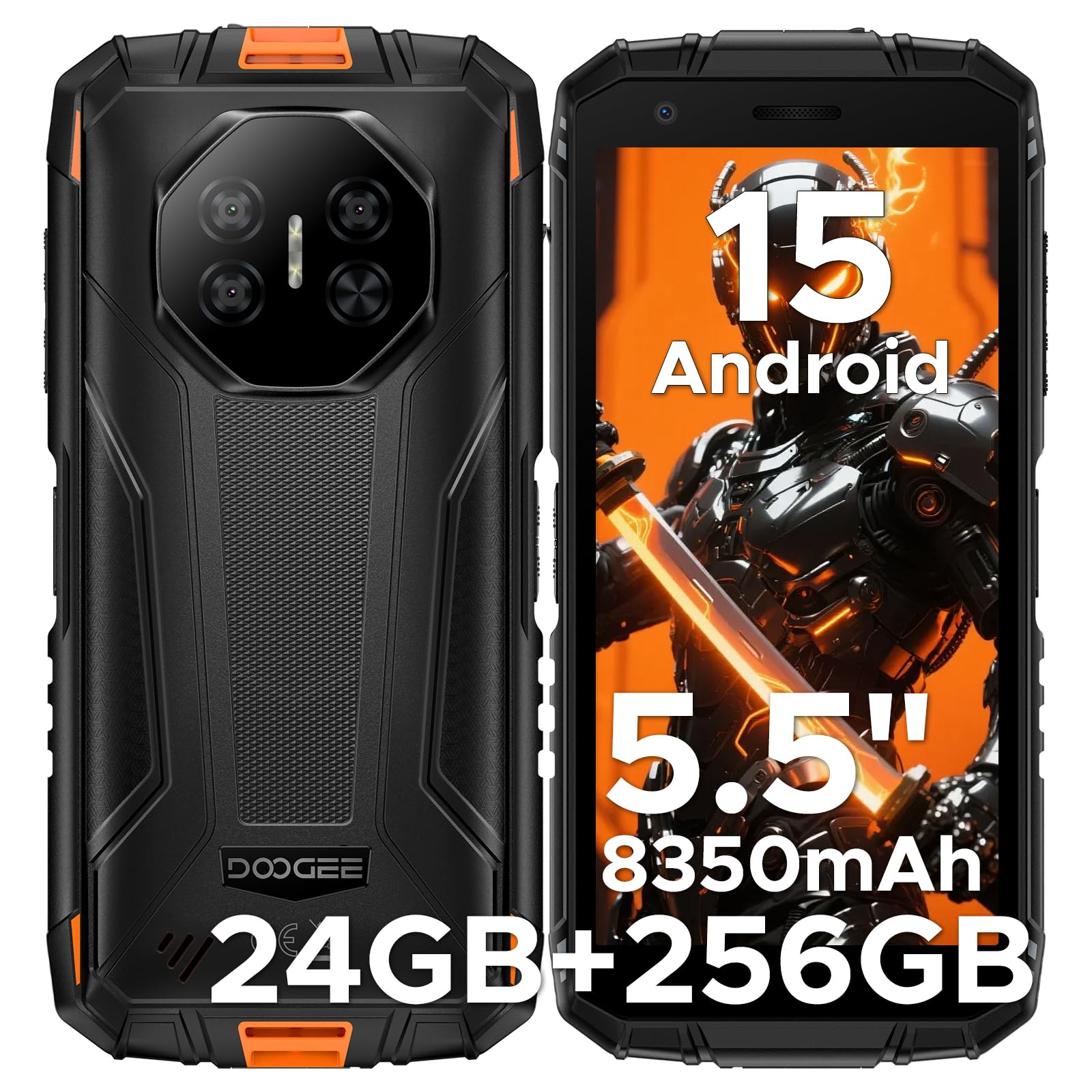Amazon.com: DOOGEE Fire 3 Ultra Android 15 Rugged Phone Unlocked