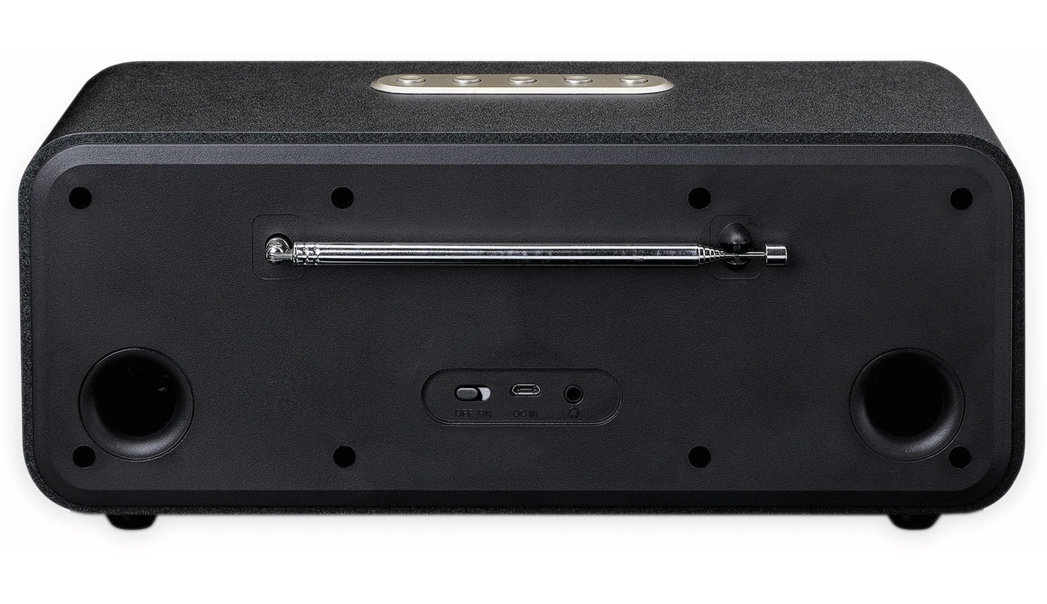 Lenco DAR-017BK - Radio DAB / FM Compacte Et élégante Avec Bluetooth Et Boitier En Bois Zwart
