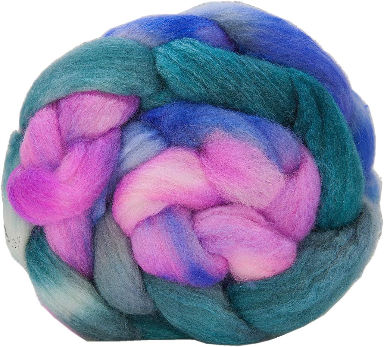 Kim Dyes Yarn Hand-Dyed Gradient Spinning Fiber (Polwarth/Silk, City of Blinding Lights Gradient)