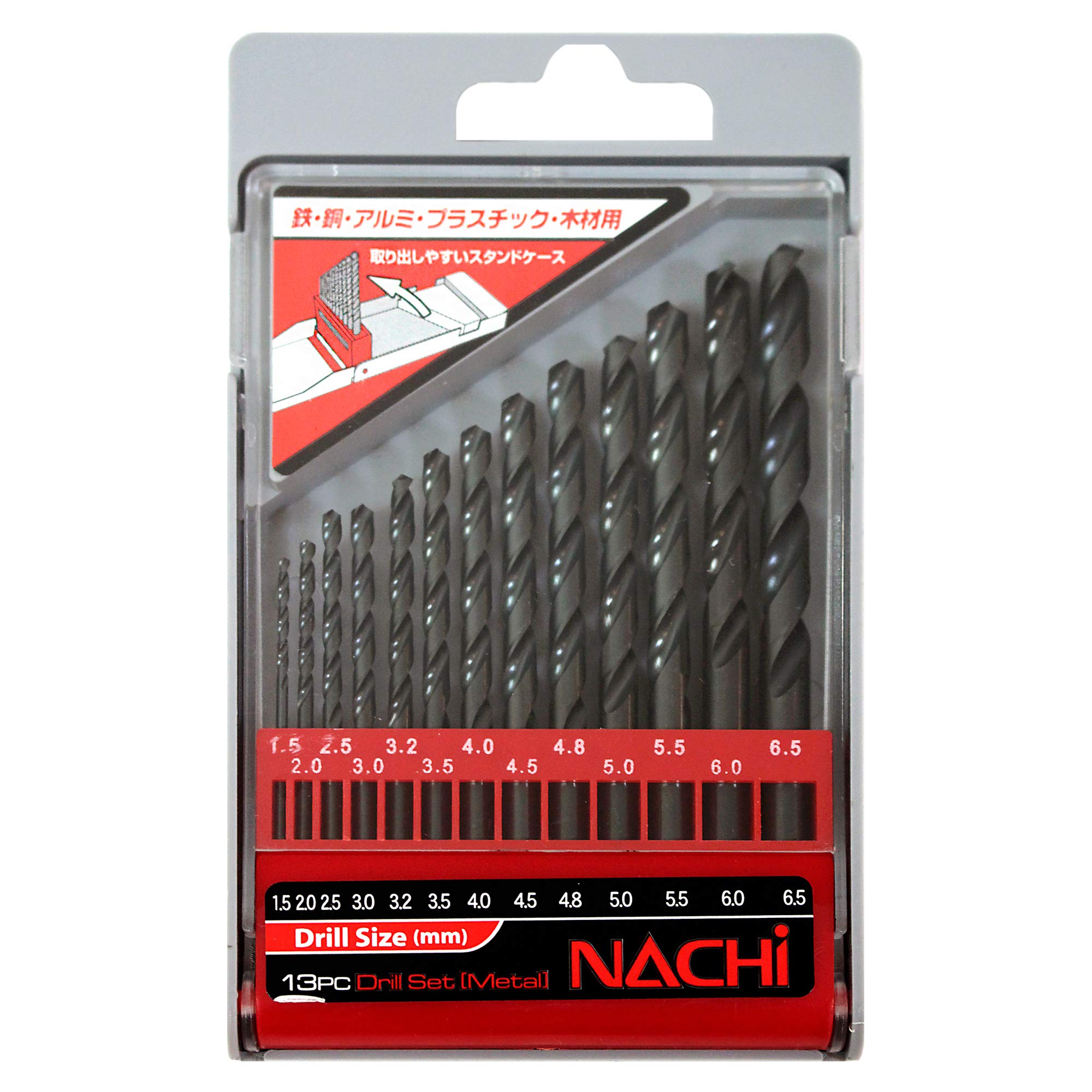 ビッグマン(Bigman) NACHI 鉄工用ドリル 13本セット NDS-13