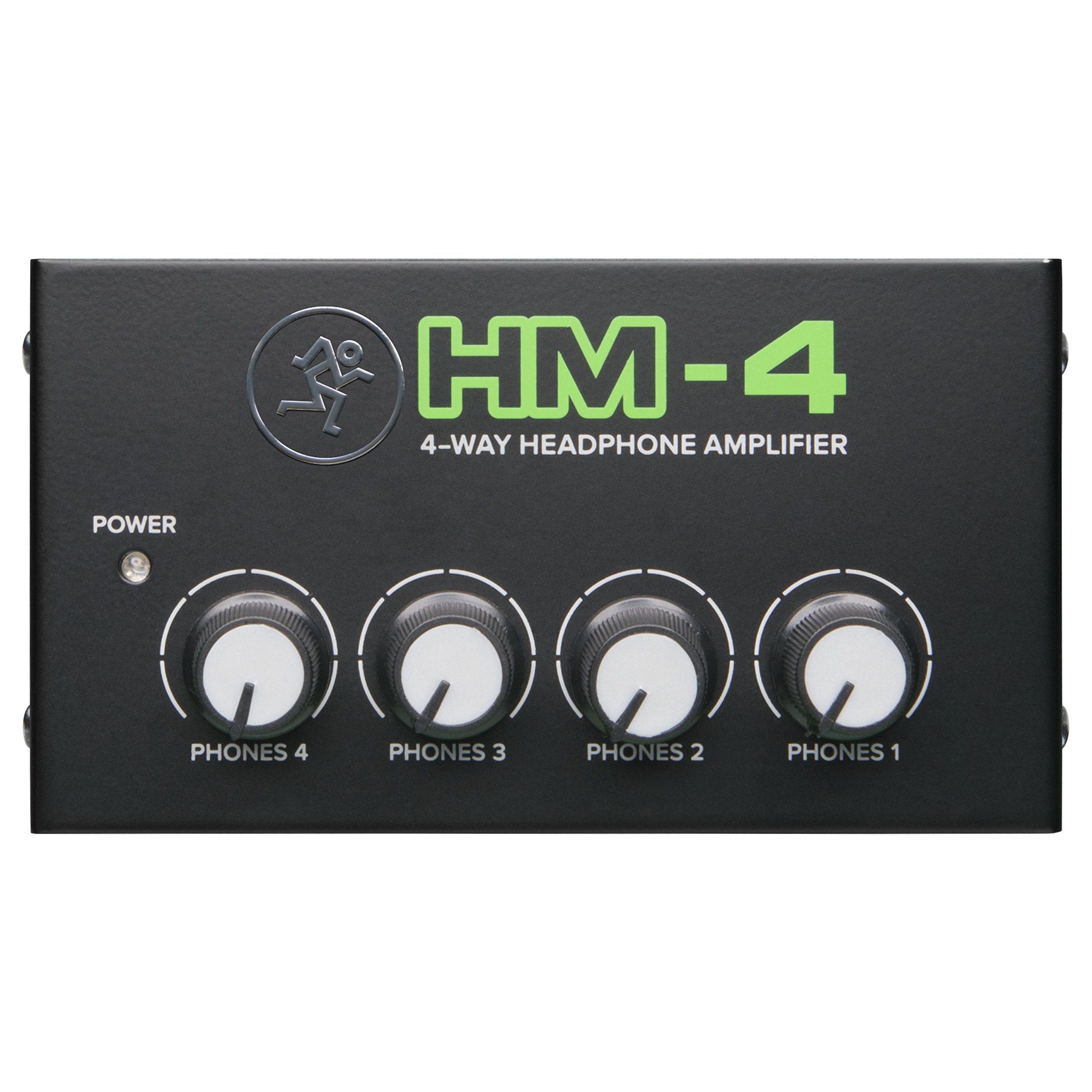 MACKIE Hm-4 Amplificatore per Cuffie a 4 Canali con Ingresso Stereo e Controllo di Livello Individuale