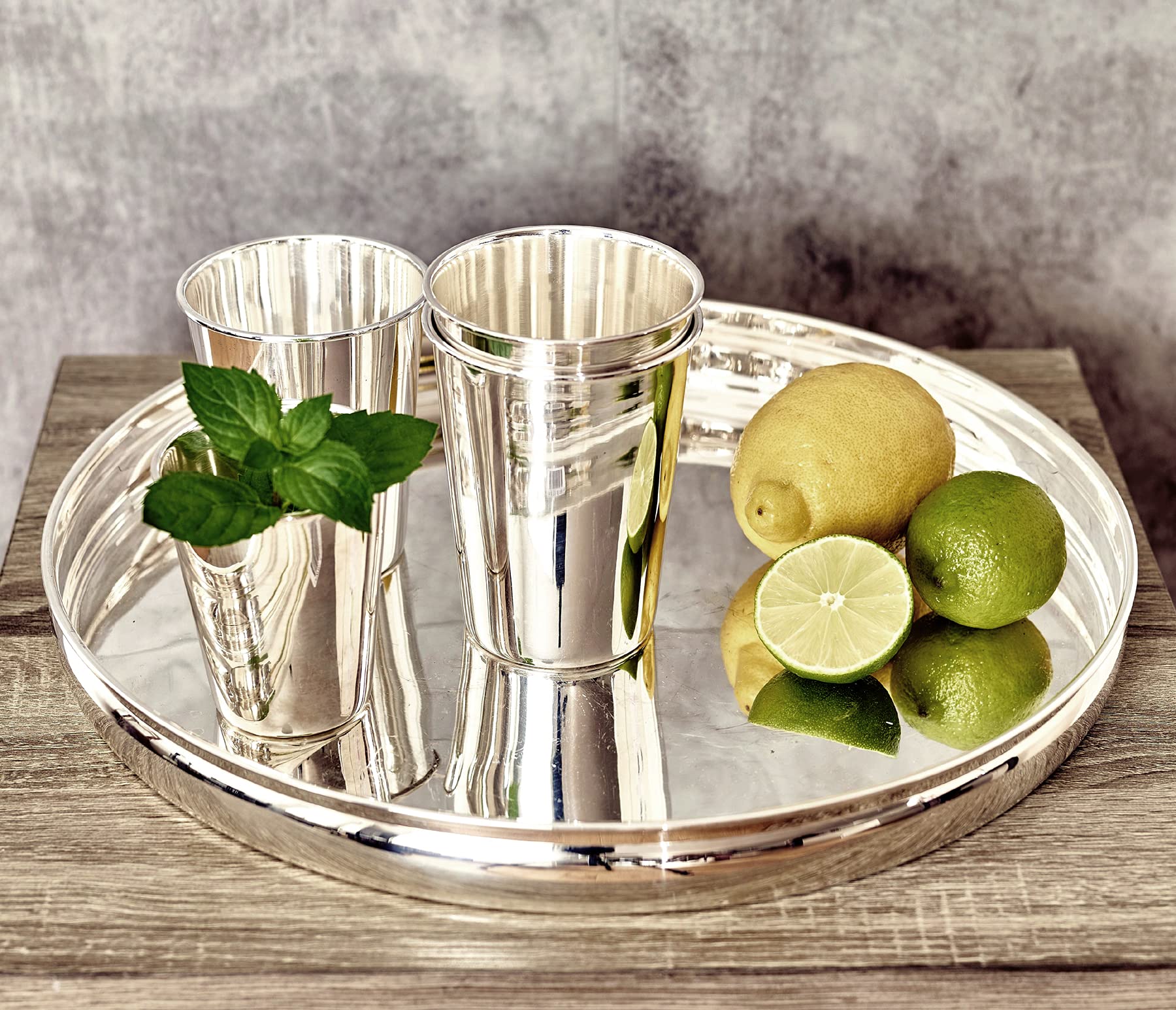EDZARD tazza/bicchiere Cono, altezza 11 cm, argento altamento placcato, qualiplated