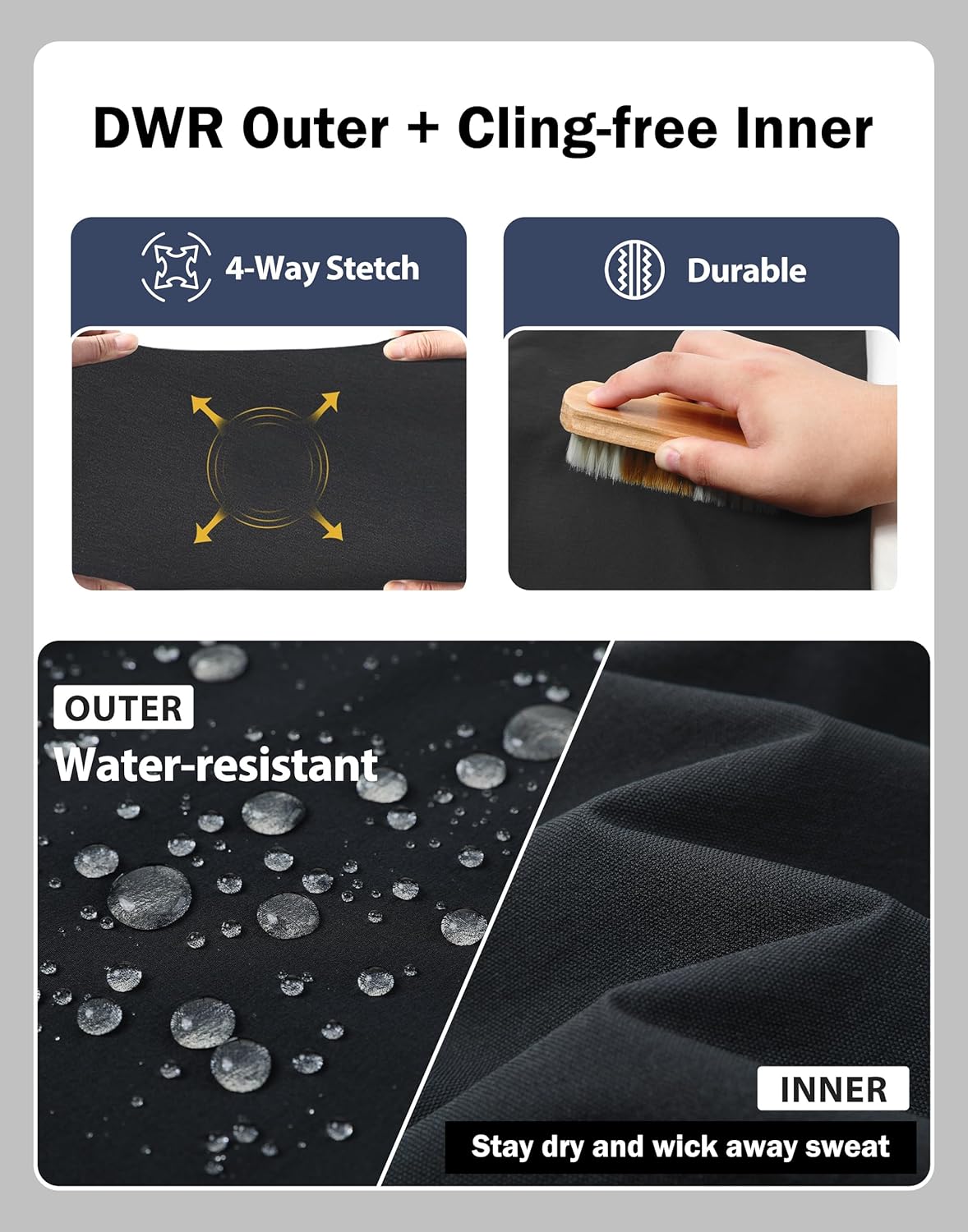 Pioneer Camp Men's Hiking Pants Quick Dry Lightweight Water Resistant Casual Outdoor Tactical Cargo Pant for Travel Fishing - Image 6