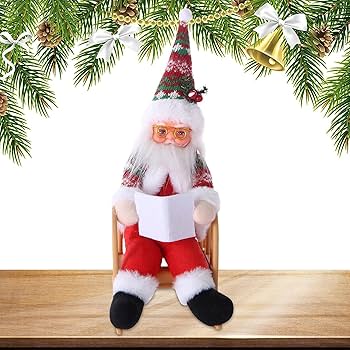 Amazon.co.jp: クリスマス サンタ クロース人形,店の窓、クリスマス