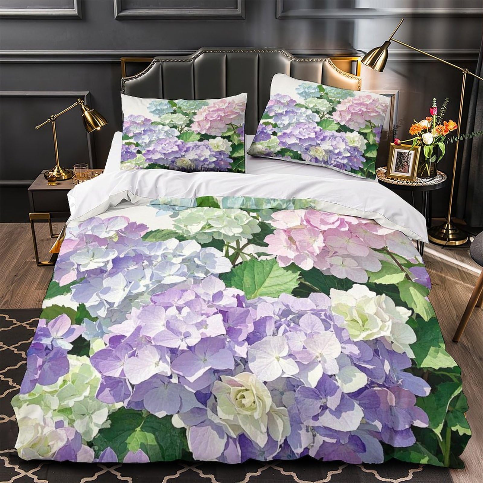 Housse de couette 140x200cm en microfibre super douce pour soulager les peaux sensibles